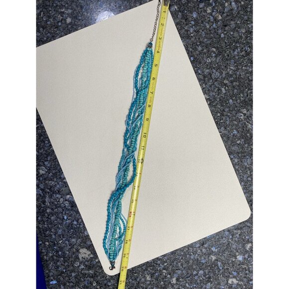 9 Strands Turquoise Style Necklace Vintage Necklace Antique Necklace - Picture 7 of 16